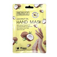 Masca pentru maini cu ulei de cocos, 1 pereche, Beauty Formulas