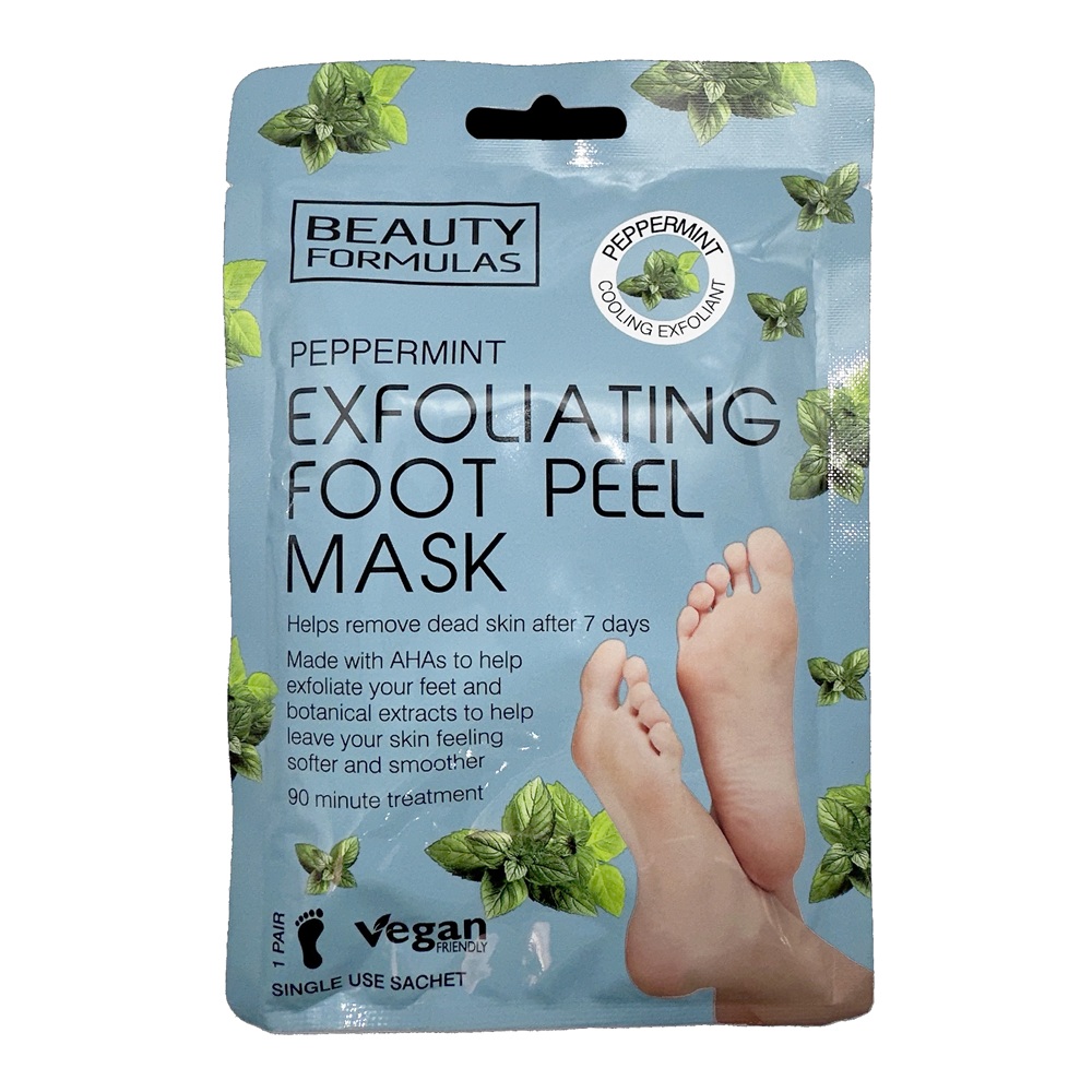 Masca exfolianta pentru picioare, 1 pereche, Beauty Formulas