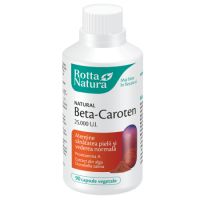 Beta-Caroten, 25000 UI, 90 capsule vegetale, Rotta Natura