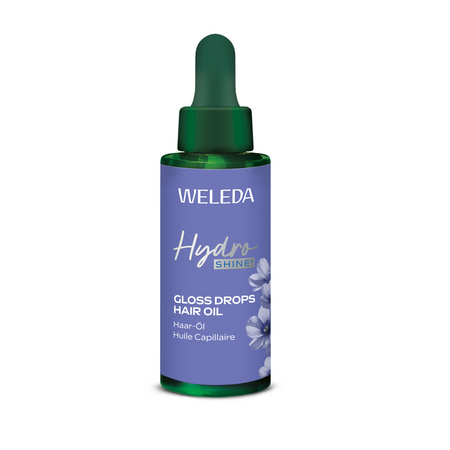 Ulei de par Gloss Drops Hydro Shine, 30 ml, Weleda 705331