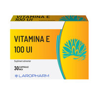 Vitamina E, 100 UI, 30 capsule, Laropharm