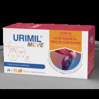 Urimil Move, 25 + 15 plicuri, Naturpharma