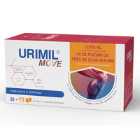 Urimil Move, 25 + 15 plicuri, Naturpharma