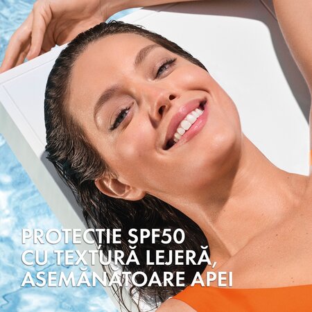 Fluid hidratant invizibil cu protectie solara SPF 50 Capital Soleil UV Aqua, 50 ml, Vichy 705518