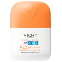 Fluid hidratant invizibil cu protectie solara SPF 50 Capital Soleil UV Aqua, 50 ml, Vichy