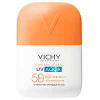 Fluid hidratant invizibil cu protectie solara SPF 50 Capital Soleil UV Aqua, 50 ml, Vichy