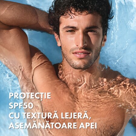 Spray hidratant pentru fata si corp cu protectie solara SPF 50 Capital Soleil UV Aqua, 200 ml, Vichy 705603