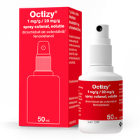 Spray antiseptic Octizy, 1 mg/g/20 mg/g, 50 ml, Egis Pharmaceuticals