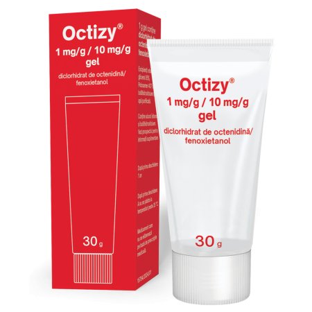 Gel antiseptic Octizy, 1 mg/g/10 mg/g, 30 g, Egis Pharmaceuticals