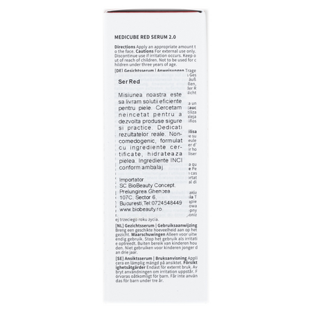 Ser calmant pentru tenul predispus la acnee Red, 50 ml, Medicube 739238