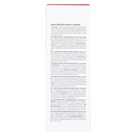 Spuma de curatare pentru tenul predispus la acnee Red, 120 ml, Medicube 739255