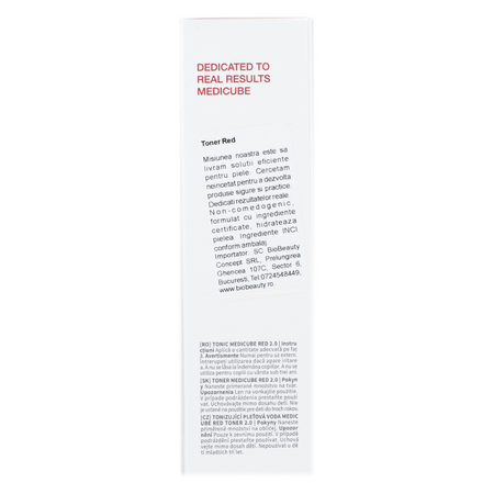 Toner pentru ten predispus la acnee Red, 100 ml, Medicube 739232
