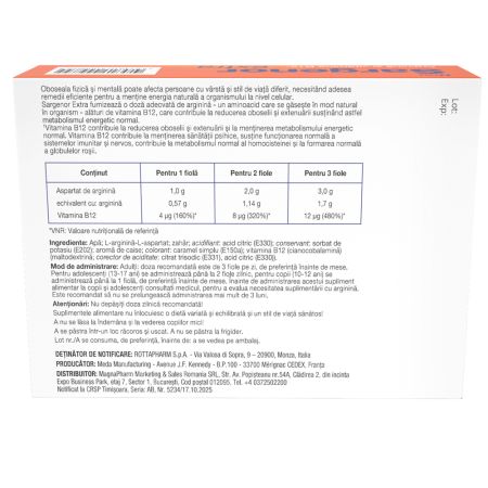 Solutie orala Sargenor Extra, 5 ml x 20 fiole, Meda Pharma 706009
