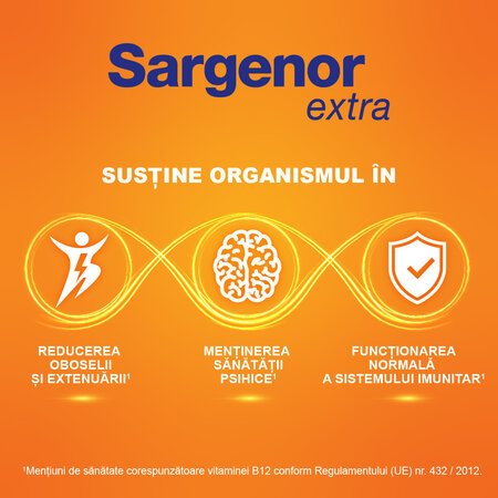 Solutie orala Sargenor Extra, 5 ml x 20 fiole, Meda Pharma 734929