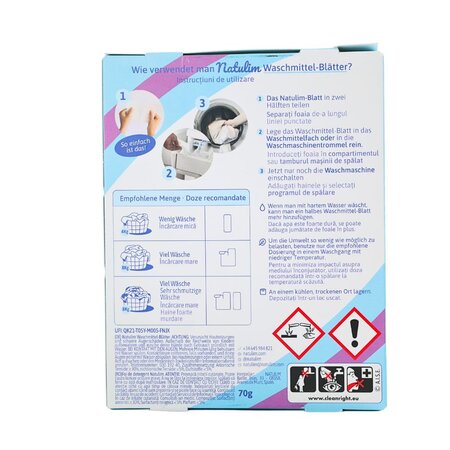 Detergent ecologic pentru rufe cu lavanda, 40 foite, Natulim 706858