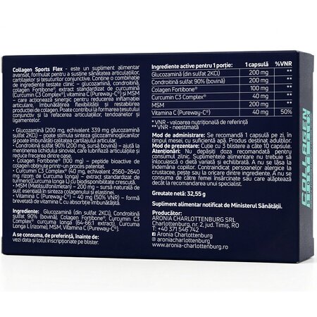Collagen Sports Flex, 30 capsule, Aronia Charlottenburg 706092