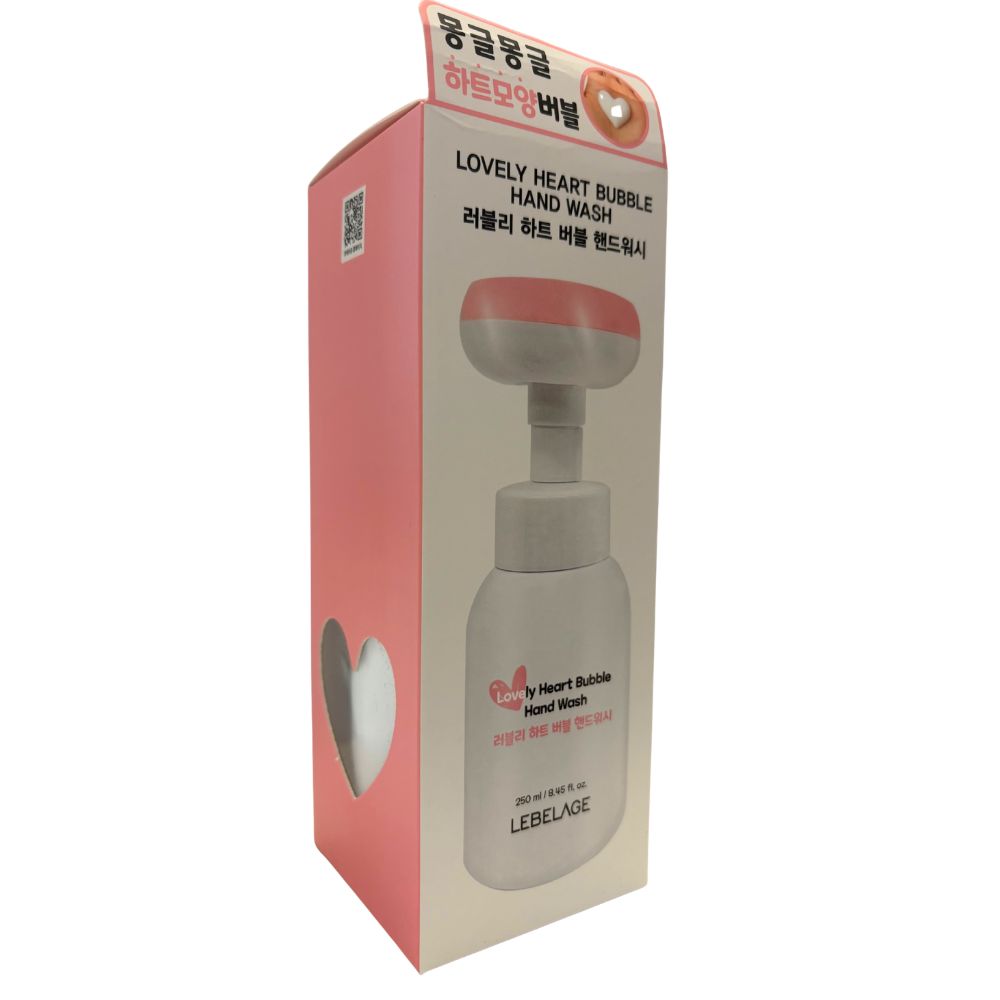 Sapun spuma pentru maini Lovely Heart Bubble, 250 ml, Lebelage