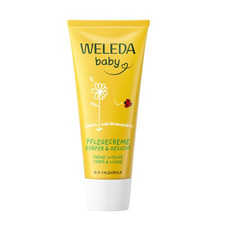 Crema de corp hidratanta cu galbenele Baby, 75 ml, Weleda