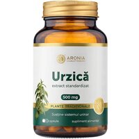 Extract standardizat din urzica, 500 mg, 60 capsule, Aronia Charlottenburg