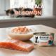 Hrana umeda cu somon cuburi in supa pentru pisici, 80 g, Shaw 706333