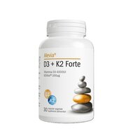 Vitamina D3 + K2 Forte, 30 capsule vegetale, Alevia