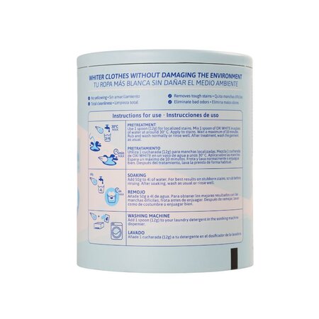Pudra pentru haine albe Oxi White, 500 g, Natulim 706913