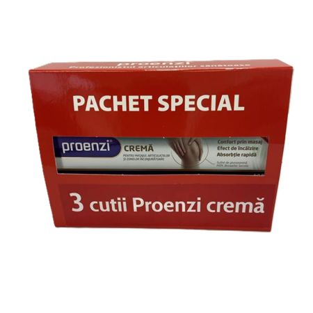 Pachet Proenzi ArtroStop crema, 3 x 100 ml,  (2 + 1) Walmark