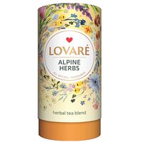 Amestec de ceai verde cu plante, fructe si petale de flori Alpine Herbs, 80 g, Lovare
