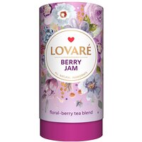 Amestec de ceai de hibiscus, fructe de padure si petale de flori Berry Jam, 80 g, Lovare
