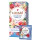 Ceai negru cu zmeura si petale de sofranel, cu aroma de vanilie Raspberry Vanilla, 24 plicuri x 2 g, Lovare 707048