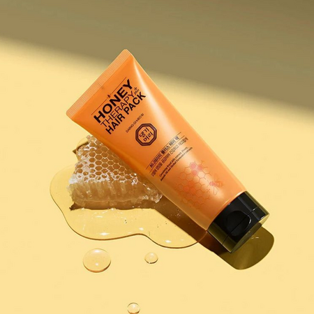 Masca nutritiva cu miere, laptisor de matca, ceramide si keratina Honey Plus, 150 ml, Daeng Gi Meo Ri 707054