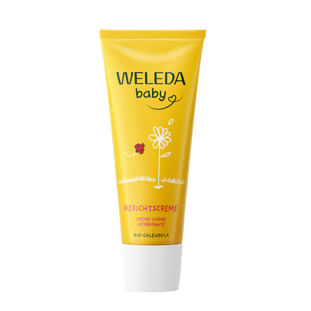 Crema de fata hidratanta cu galbenele Baby, 50 ml, Weleda
