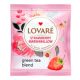 Amestec de ceai verde, fragute si petale de albastrele, cu aroma de fragi Strawberry Marshmallow, 24 plicuri x 2 g, Lovare 707089