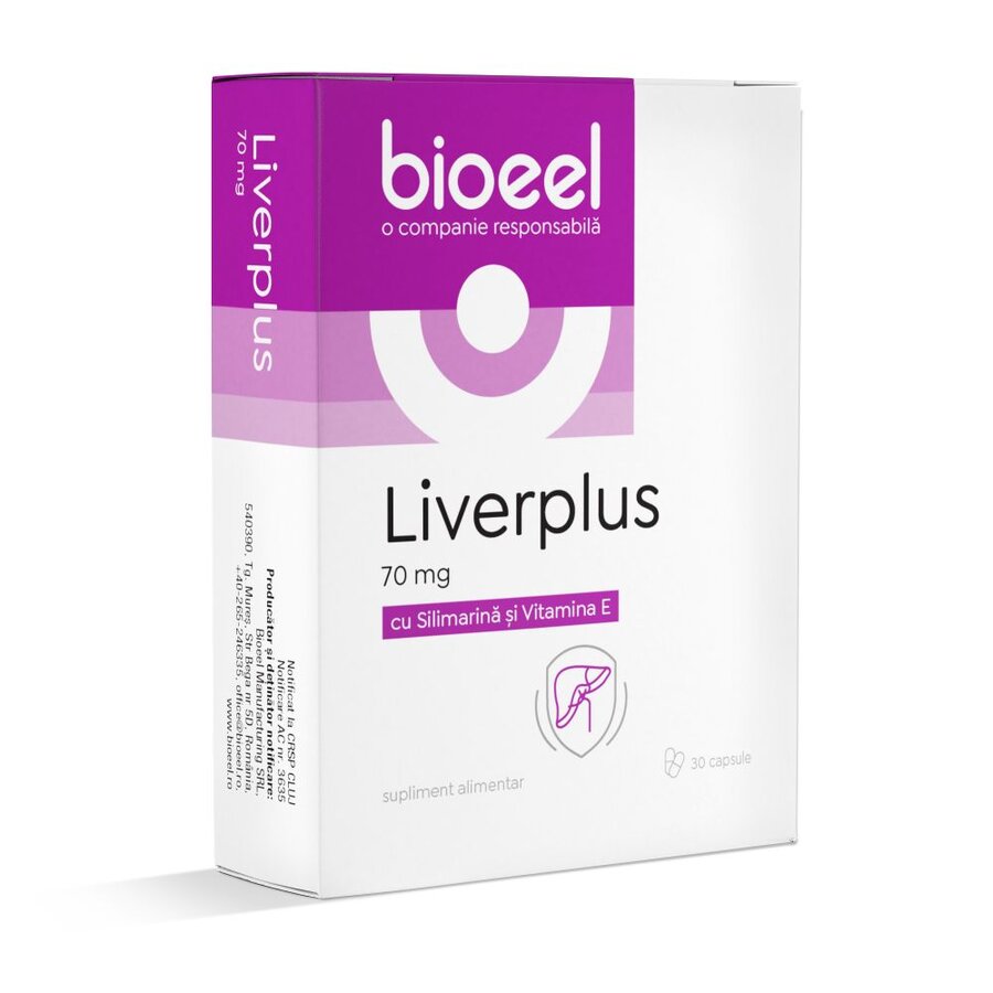 Liverplus, 70 mg, 30 capsule, Bioeel : Farmacia Tei online