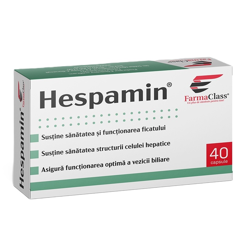 Hespamin, 40 capsule, FarmaClass