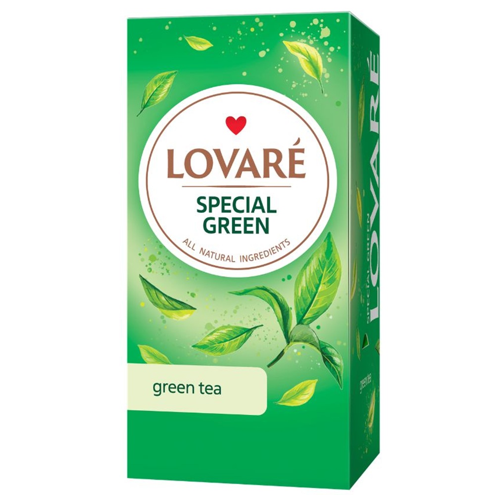 Ceai verde chinezesc Special Green, 24 plicuri x 1.5 g, Lovare