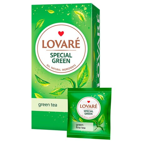 Ceai verde chinezesc Special Green, 24 plicuri x 1.5 g, Lovare 707173