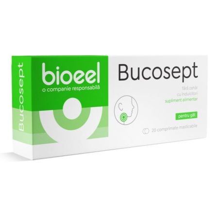 Bucosept, gat relaxat si respiratie usoara, 20 comprimate, Bioeel