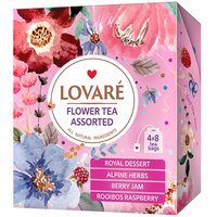 Ceai asortat Assorted Flower Tea, 32 plicuri x 1.5 g, Lovare