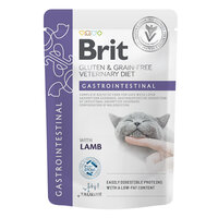 Hrana umeda cu miel in sos pentru pisici Gastrointestinal, 85 g, Brit