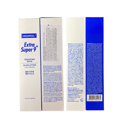 Masca de fata cu efect de lifting si iluminare Extra Super 9 Plus, 70 ml, Medipeel 707487