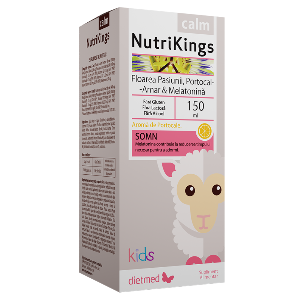 Sirop NutriKings Calm, 150 ml, Dietmed