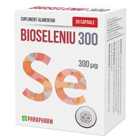 Bioseleniu, 300, 30 capsule, Parapharm