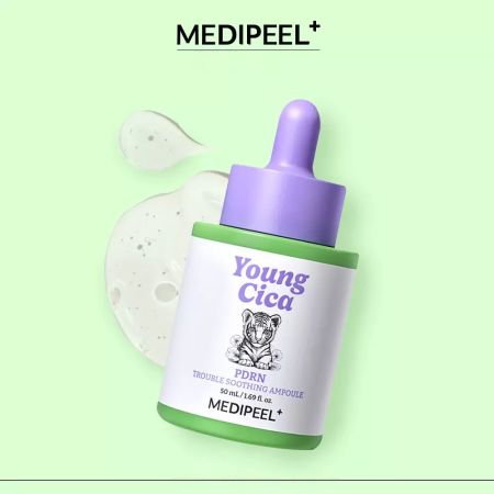 Ser de fata concentrat si calmant cu PDRN si Cica Young Cica, 50 ml, Medipeel 707395