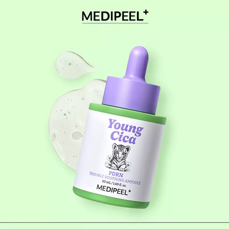 Ser de fata concentrat si calmant cu PDRN si Cica Young Cica, 50 ml, Medipeel 707395