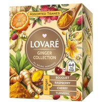 Ceai de plante asortat Ginger Collection, 32 plicuri x 1.8 g, Lovare