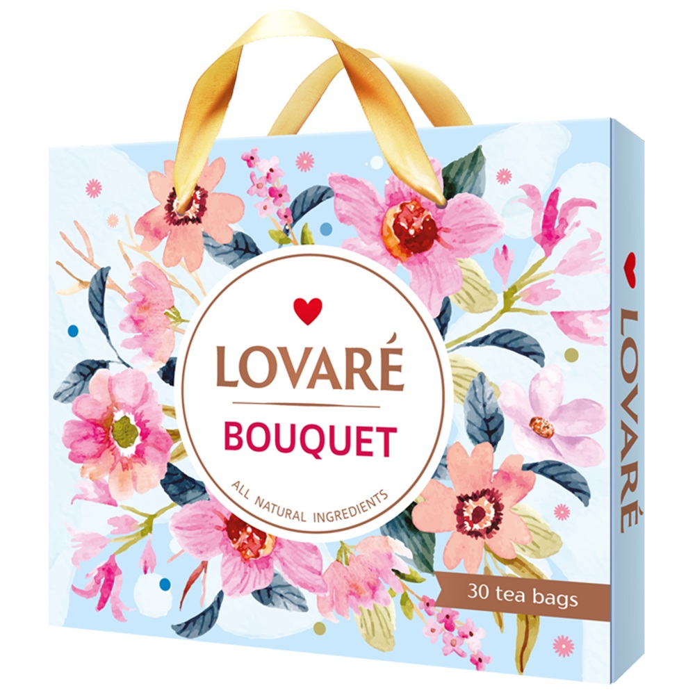 Ceai asortat Bouquet, 30 plicuri, Lovare