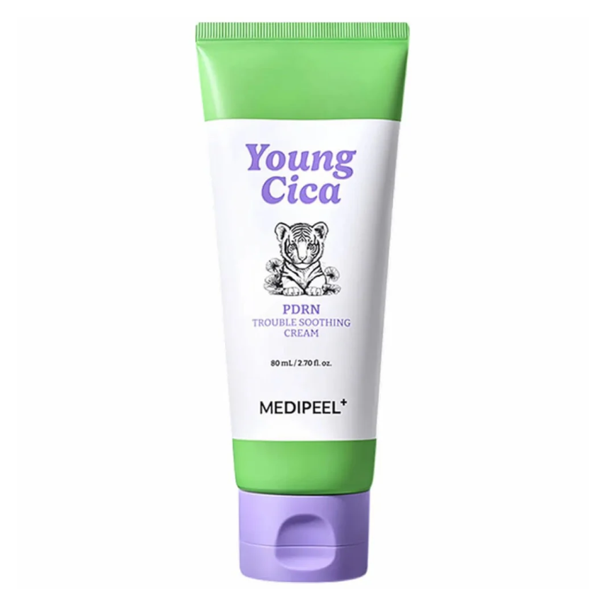Crema de fata calmanta si reparatoare cu PDRN si Cica Young Cica, 80 ml, Medipeel