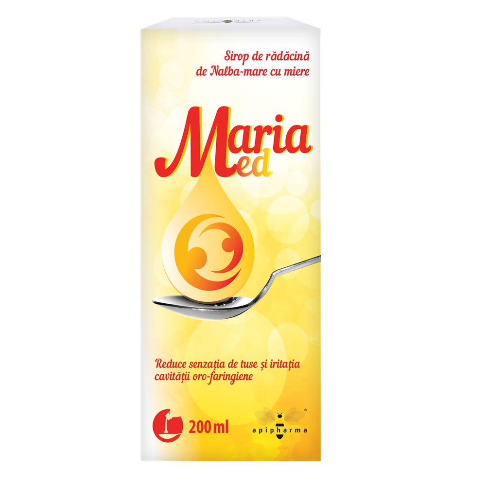 Sirop de radacina de Nalba-mare cu miere Maria Med, 200 ml, Apipharma