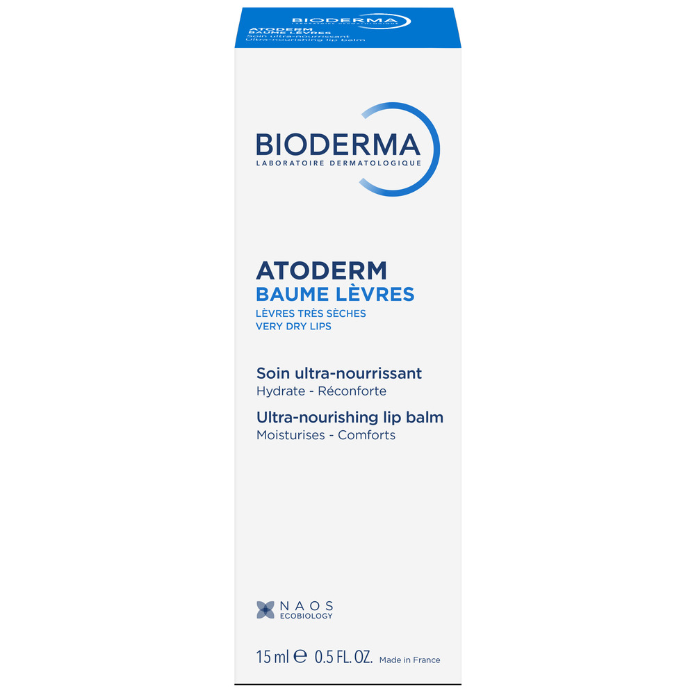 Balsam de buze hidratant Atoderm, 15 ml, Bioderma